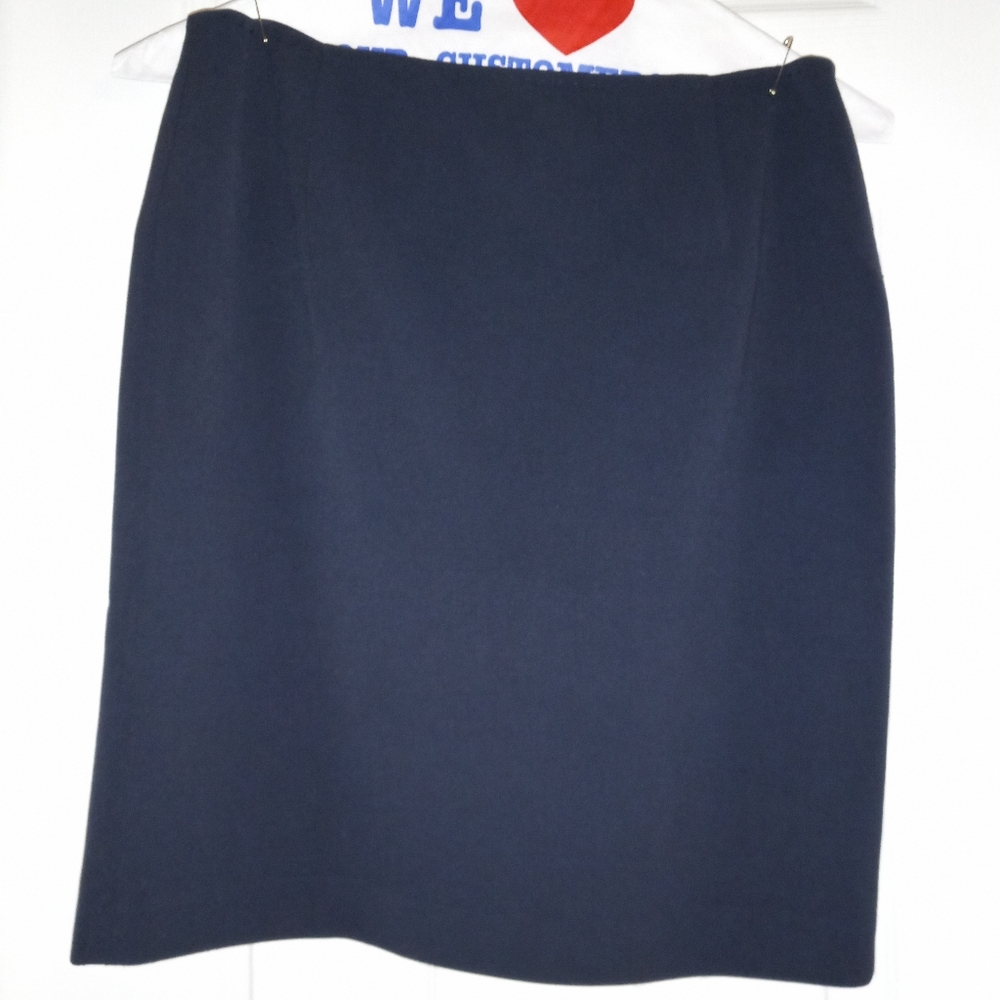 Petit Pencil Skirt Navy Blue